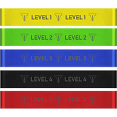 THROWDOWN MINI RESISTANCE BANDS SET OF 5 L-5